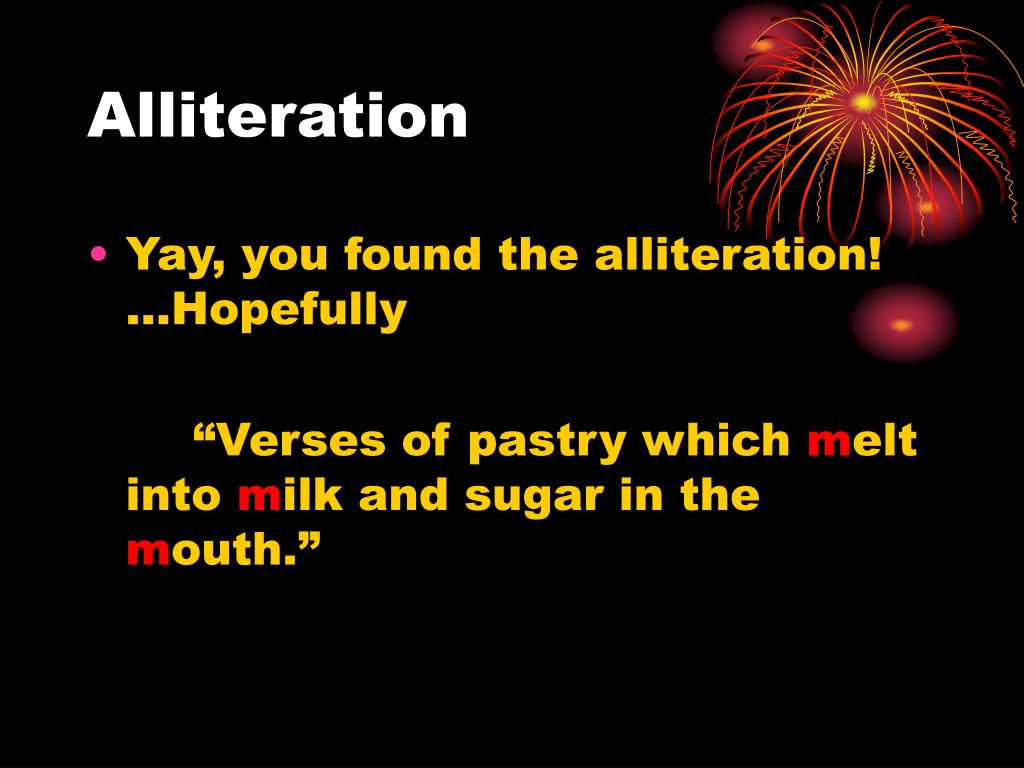 PPT Alliteration, Consonance, and Assonance PowerPoint Presentation, free download ID607666