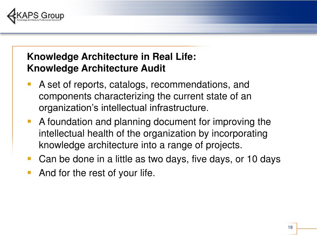 PPT Knowledge Architecture People Designing a Knowledge Architecture