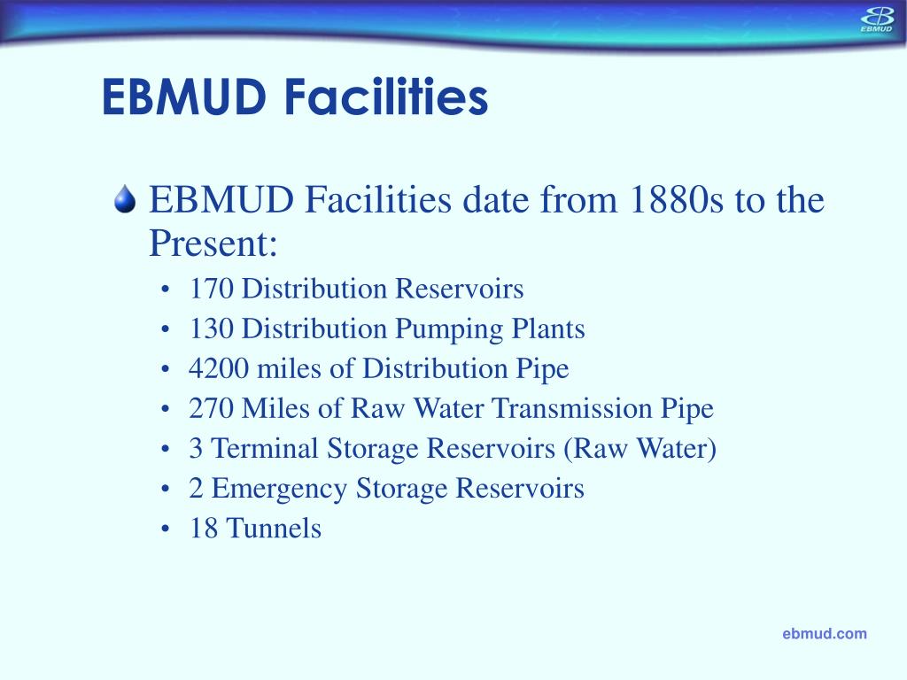 PPT EBMUD A Decade of Seismic Mitigation Progress More Work to Do