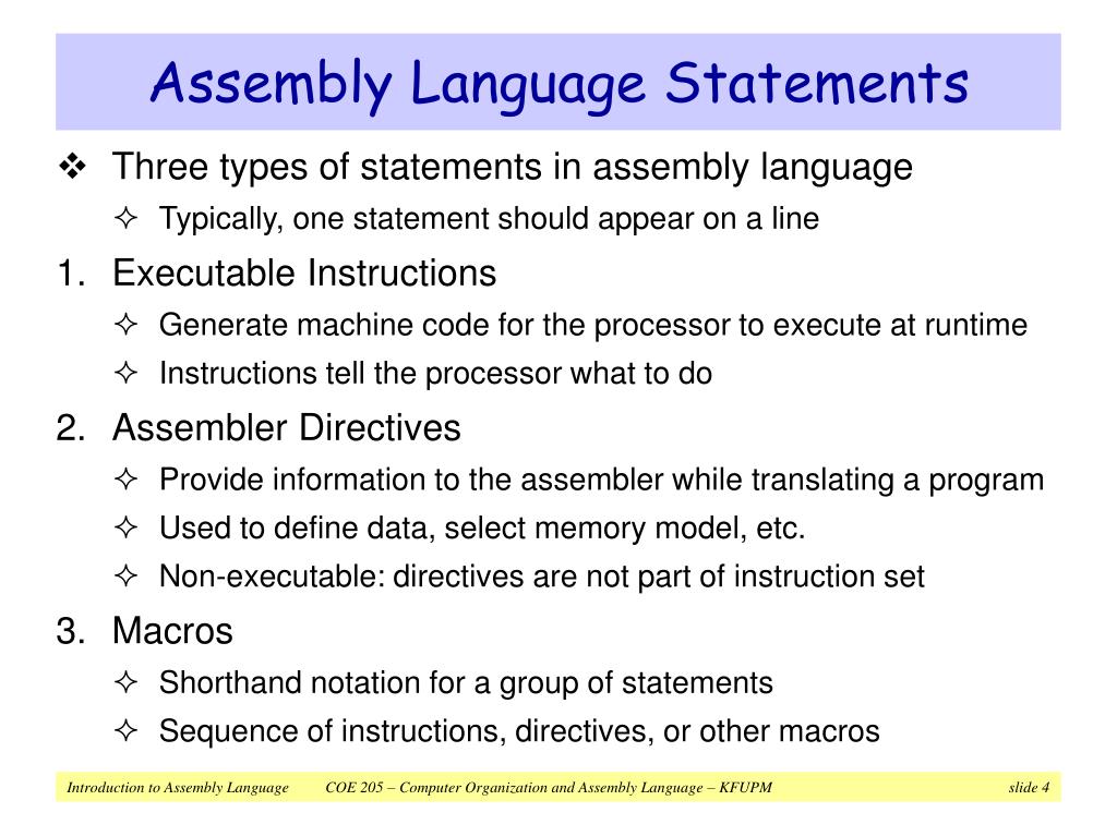 PPT Introduction to Assembly Language PowerPoint Presentation, free