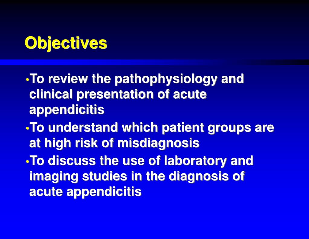 PPT Diagnosis of Acute Appendicitis PowerPoint Presentation, free