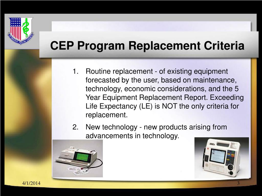 PPT CEP Capital Equipment Program PowerPoint Presentation, free