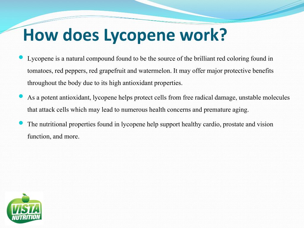 PPT Vista Nutrition Lycopene PowerPoint Presentation, free download