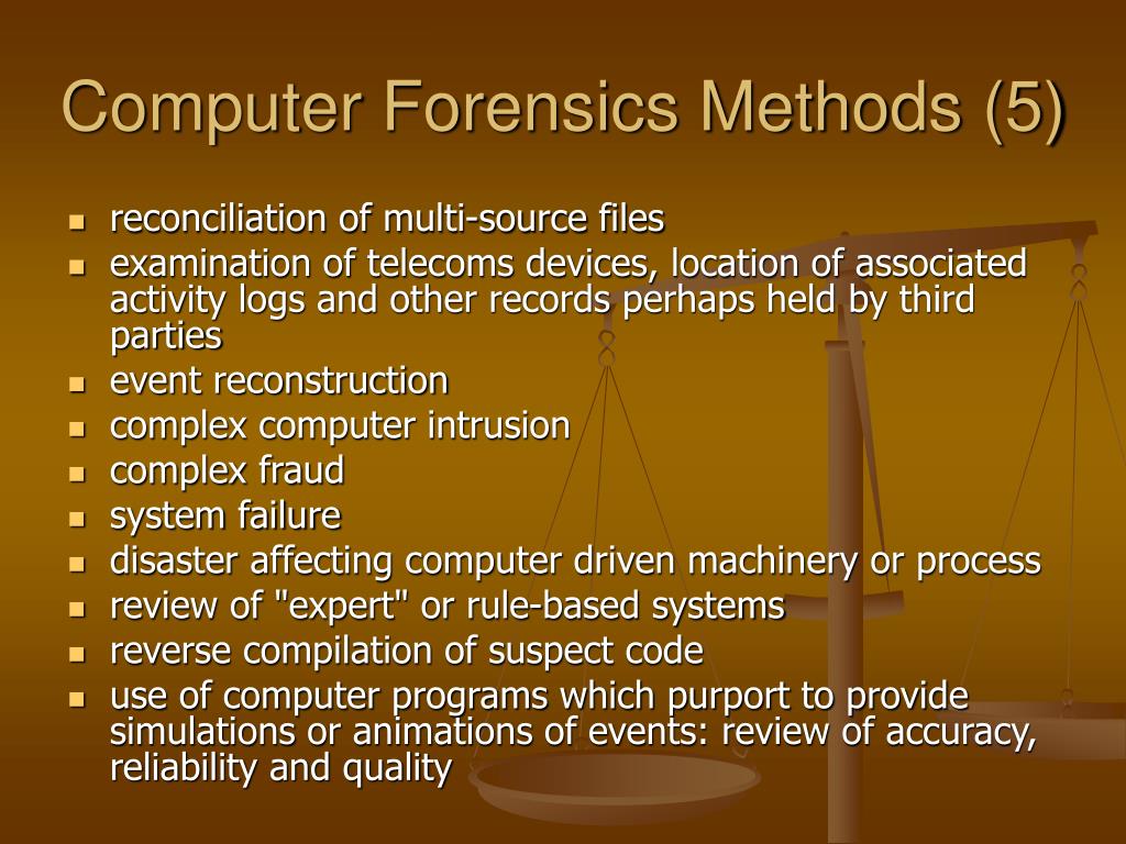 PPT What is Computer Forensics? (Some definitions) PowerPoint