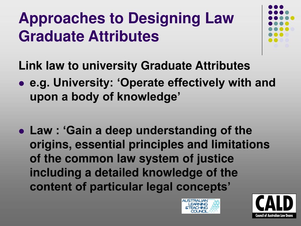 PPT ‘ReImagining the Law’ Graduate Attributes PowerPoint
