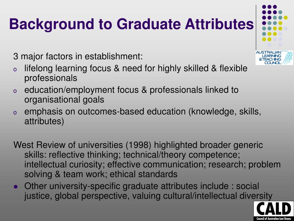 PPT ‘ReImagining the Law’ Graduate Attributes PowerPoint