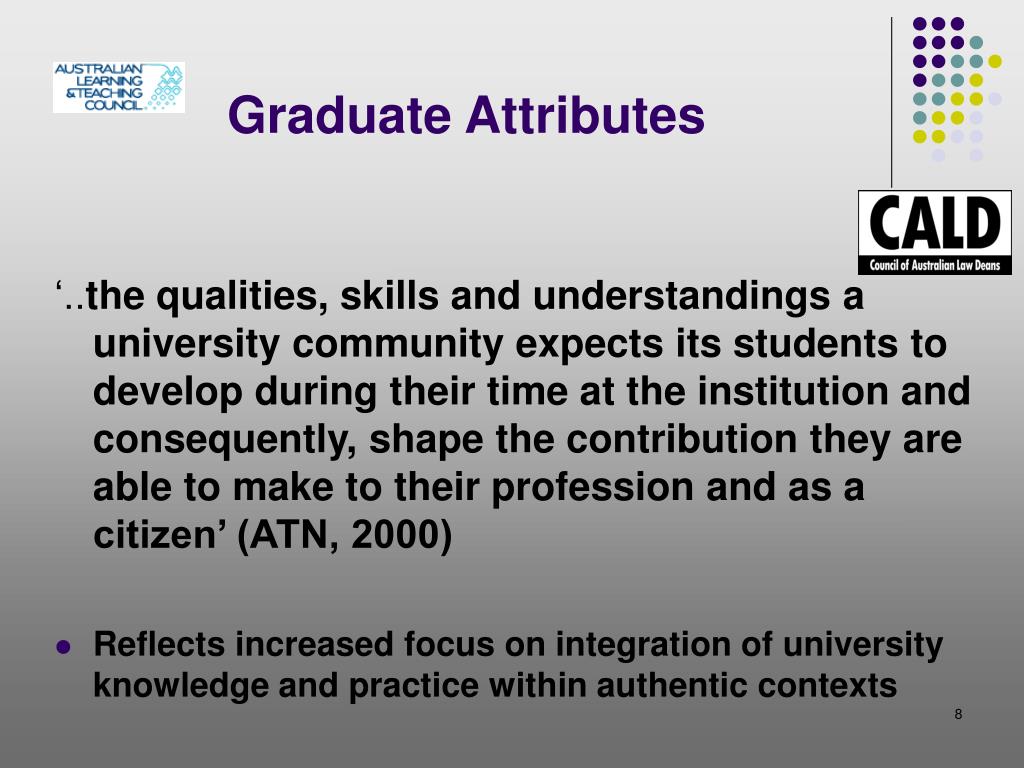 PPT ‘ReImagining the Law’ Graduate Attributes PowerPoint