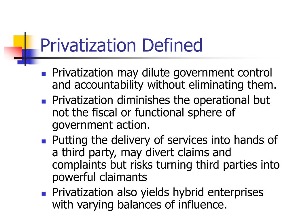 PPT Privatization and the Decline of the Welfare State PowerPoint