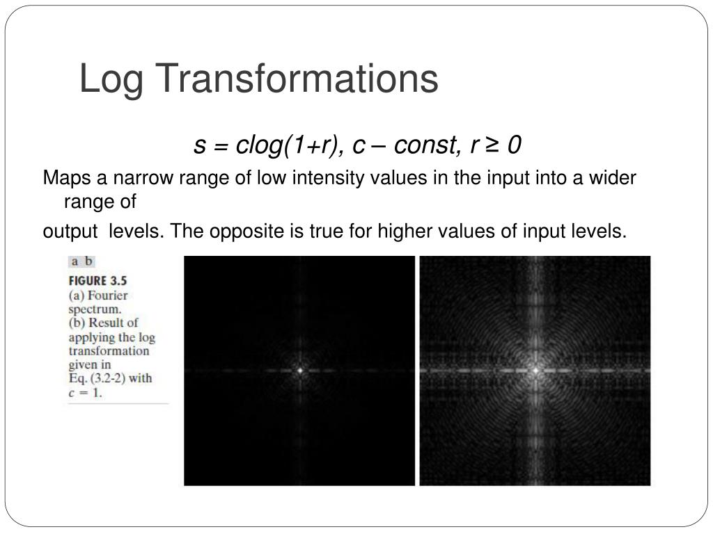 PPT Intensity Transformations PowerPoint Presentation, free download