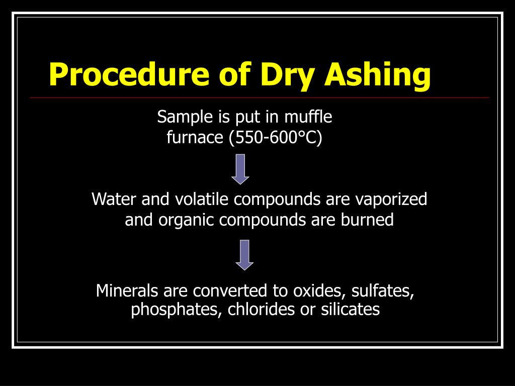PPT ANALYSIS OF ASH AND MINERALS PowerPoint Presentation, free