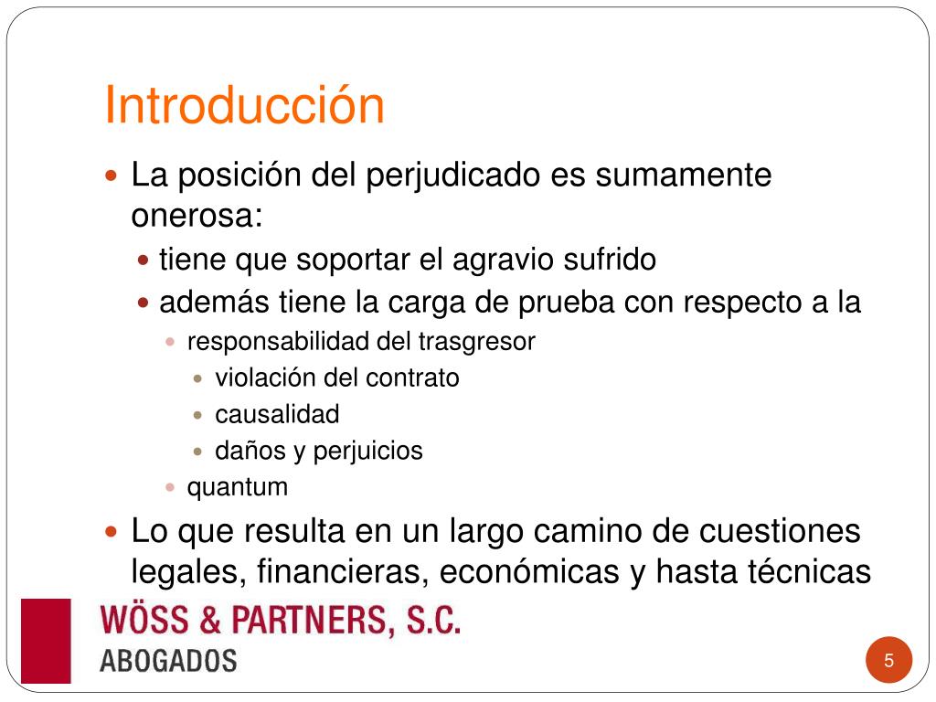 PPT Arbitraje y principios para el resarcimiento de daños y