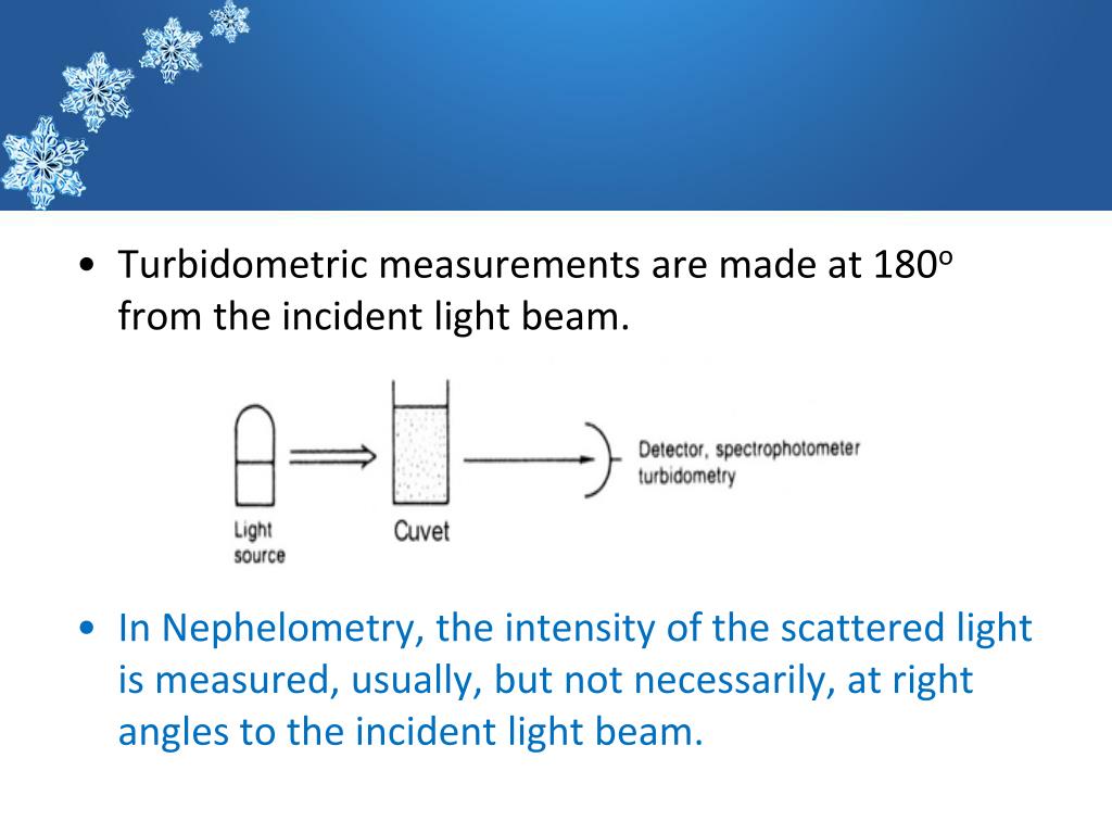 PPT Nephelometry and Turbidimetry PPT PowerPoint Presentation, free