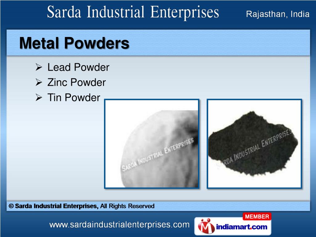 PPT Lead Powder & Zinc Powder PowerPoint Presentation, free download
