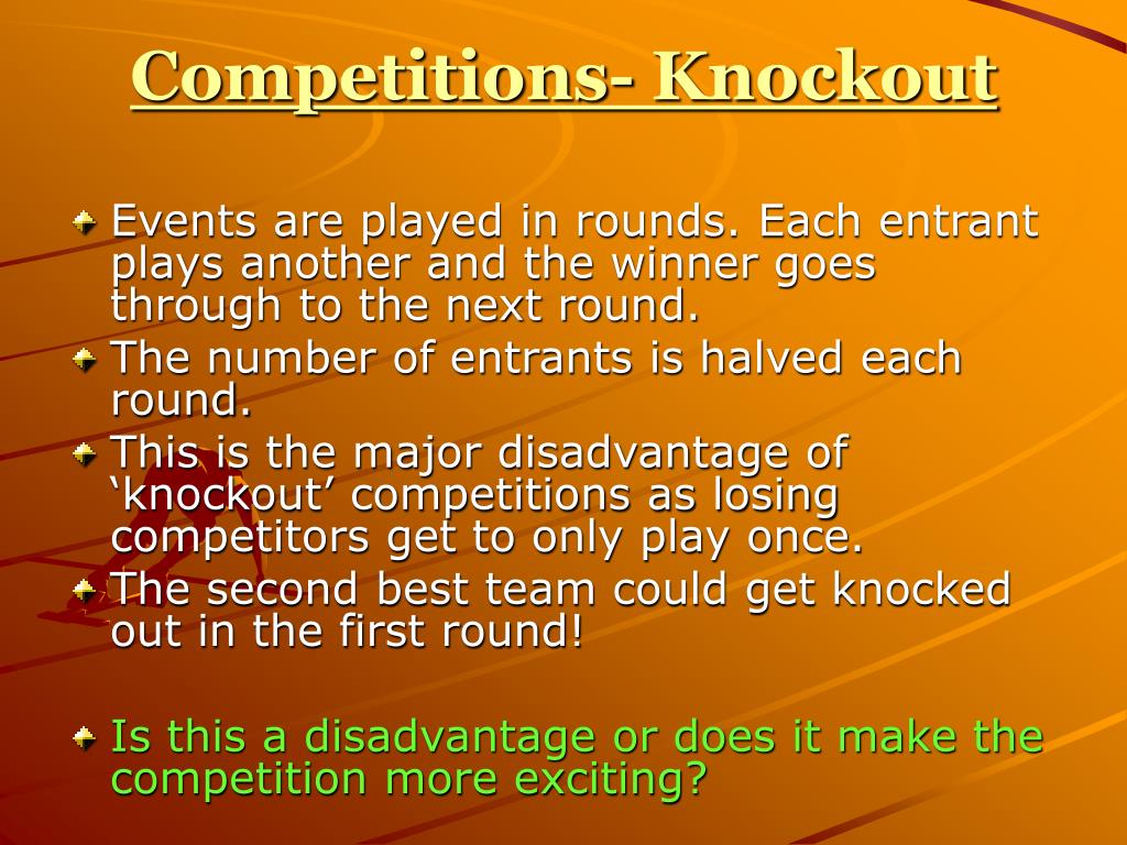 PPT Competitions PowerPoint Presentation, free download ID6159