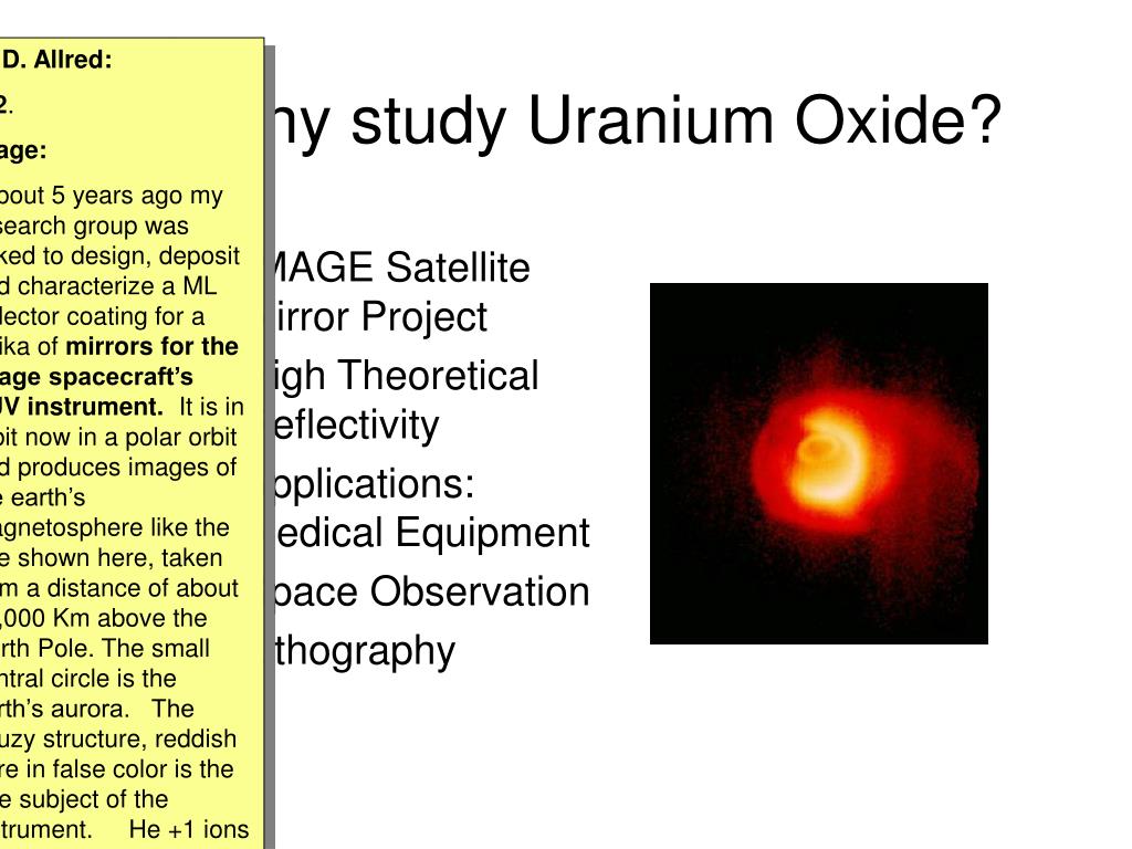 PPT Determining Optical Properties of Uranium Oxide PowerPoint