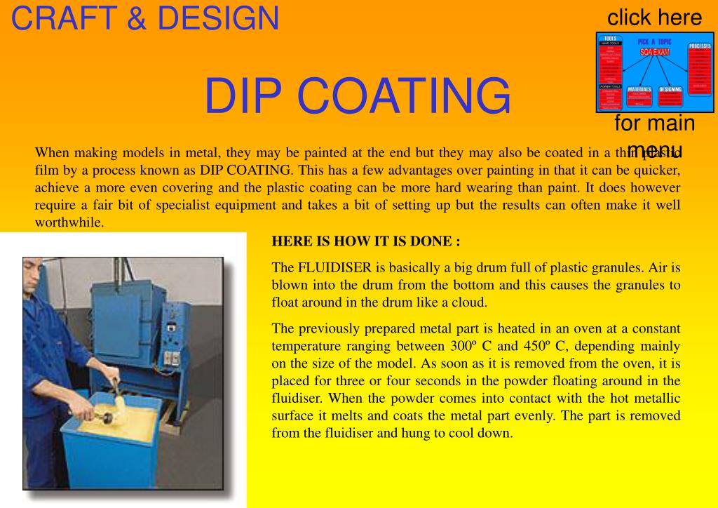 PPT DIP COATING PowerPoint Presentation, free download ID618468