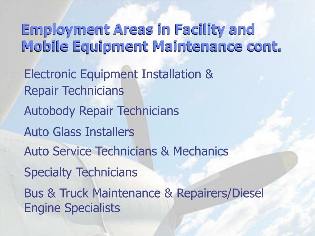 PPT Facility and Mobile Equipment Maintenance PowerPoint Presentation