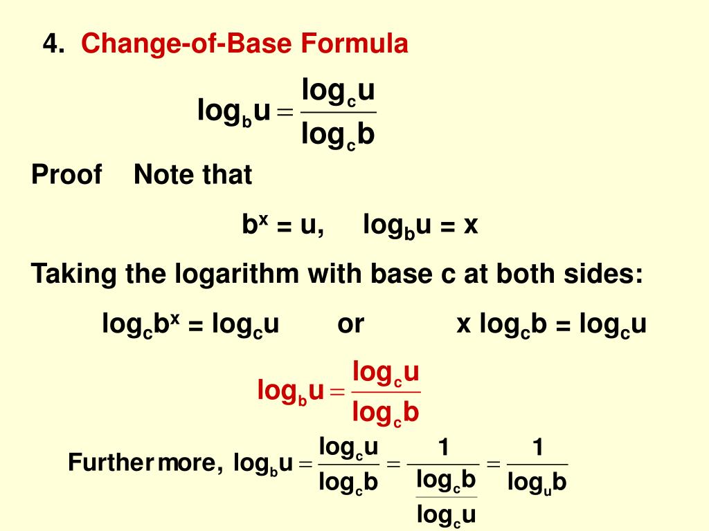PPT 8.5 Properties of Logarithms PowerPoint Presentation