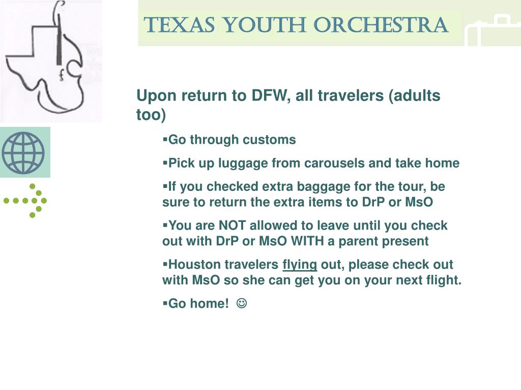 PPT TEXAS YOUTH ORCHESTRA Summer European Music Study 2009 PowerPoint