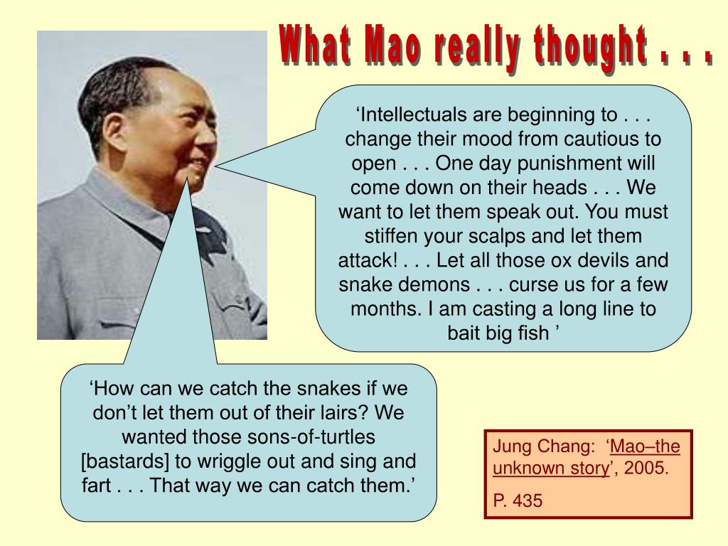 PPT THE HUNDRED FLOWERS CAMPAIGN PowerPoint Presentation, free