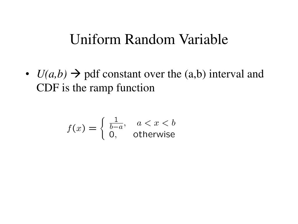 PPT Continuous Random Variables and Reliability Analysis PowerPoint