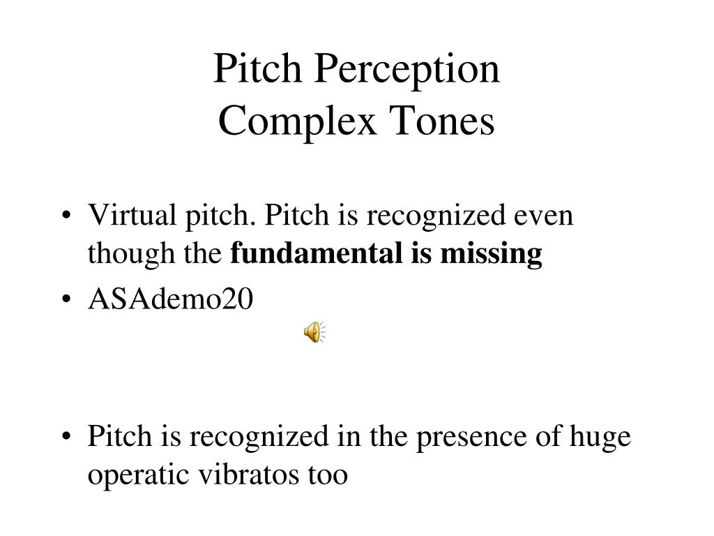 PPT Beats and Tuning Pitch recognition PowerPoint Presentation, free
