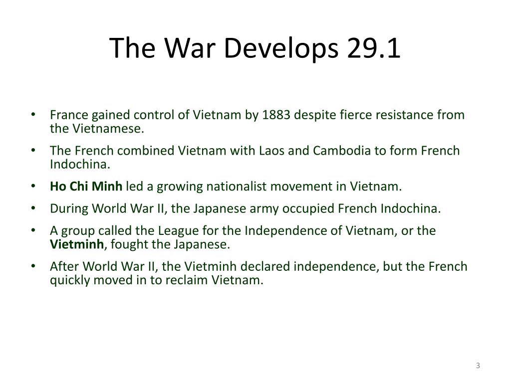 PPT Chapter 29 The Vietnam War PowerPoint Presentation, free download
