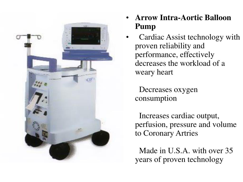 PPT Intraaortic Balloon Pump Counterpulsation and Mechanical