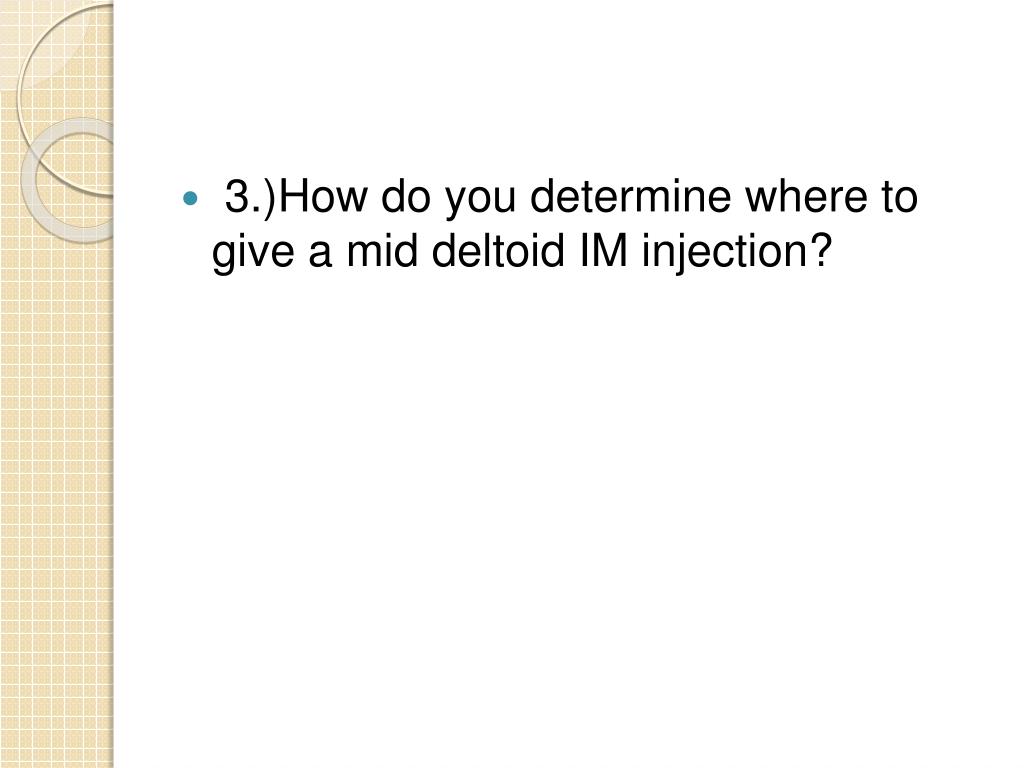 PPT Intramuscular Injections PowerPoint Presentation, free download