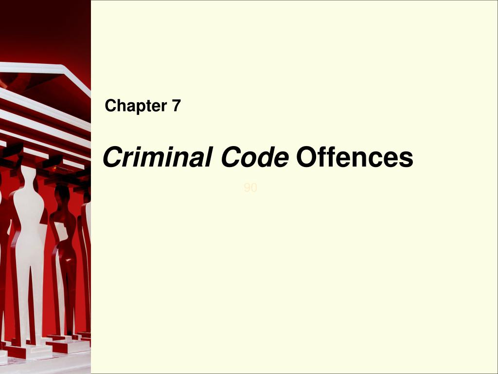 PPT Criminal Code Offences PowerPoint Presentation, free download