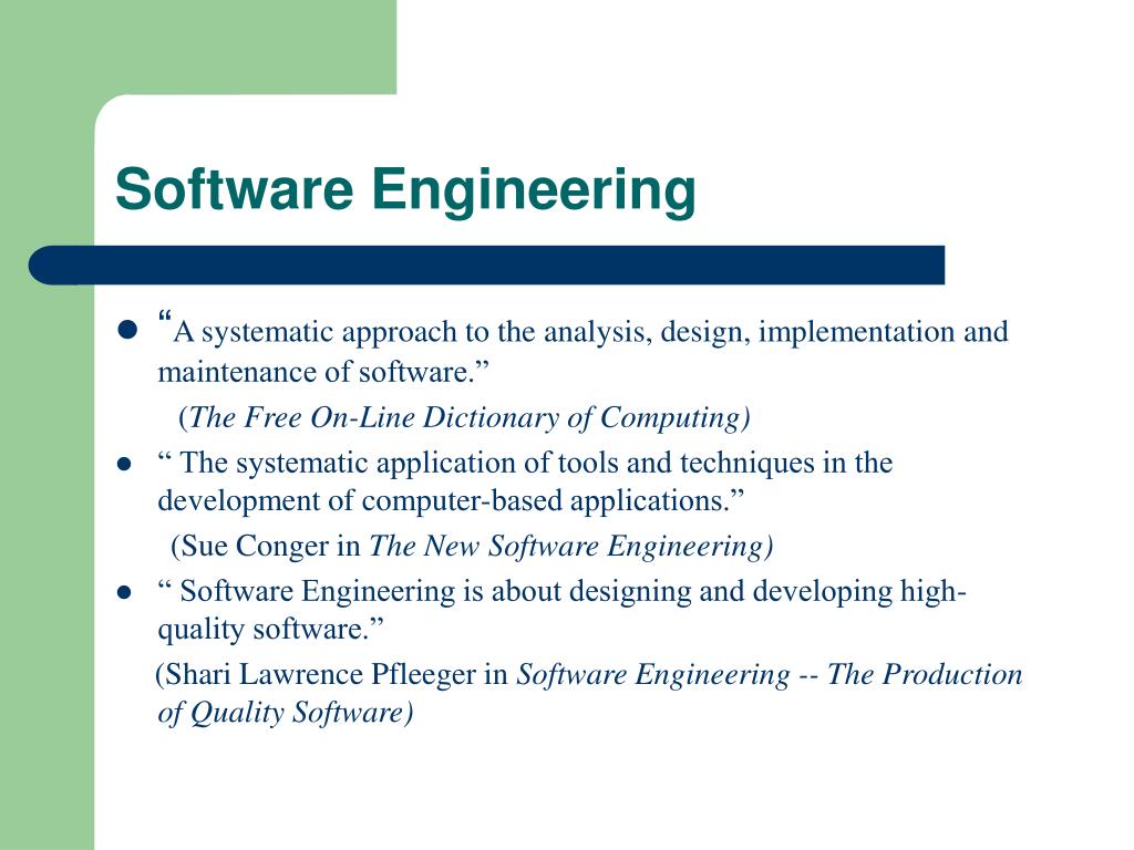 PPT Introduction to Software Engineering PowerPoint Presentation, free download ID627159