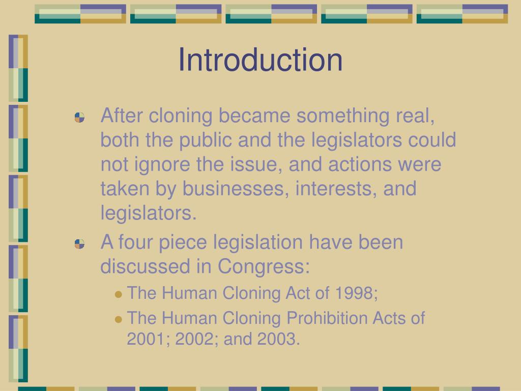 PPT The Strong Arm behind the Cloning Debate the Introduction of