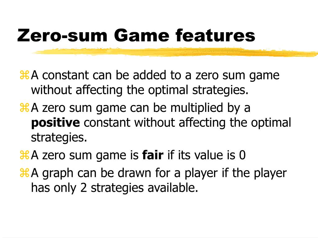PPT Two Player Zero Sum Games PowerPoint Presentation, free download