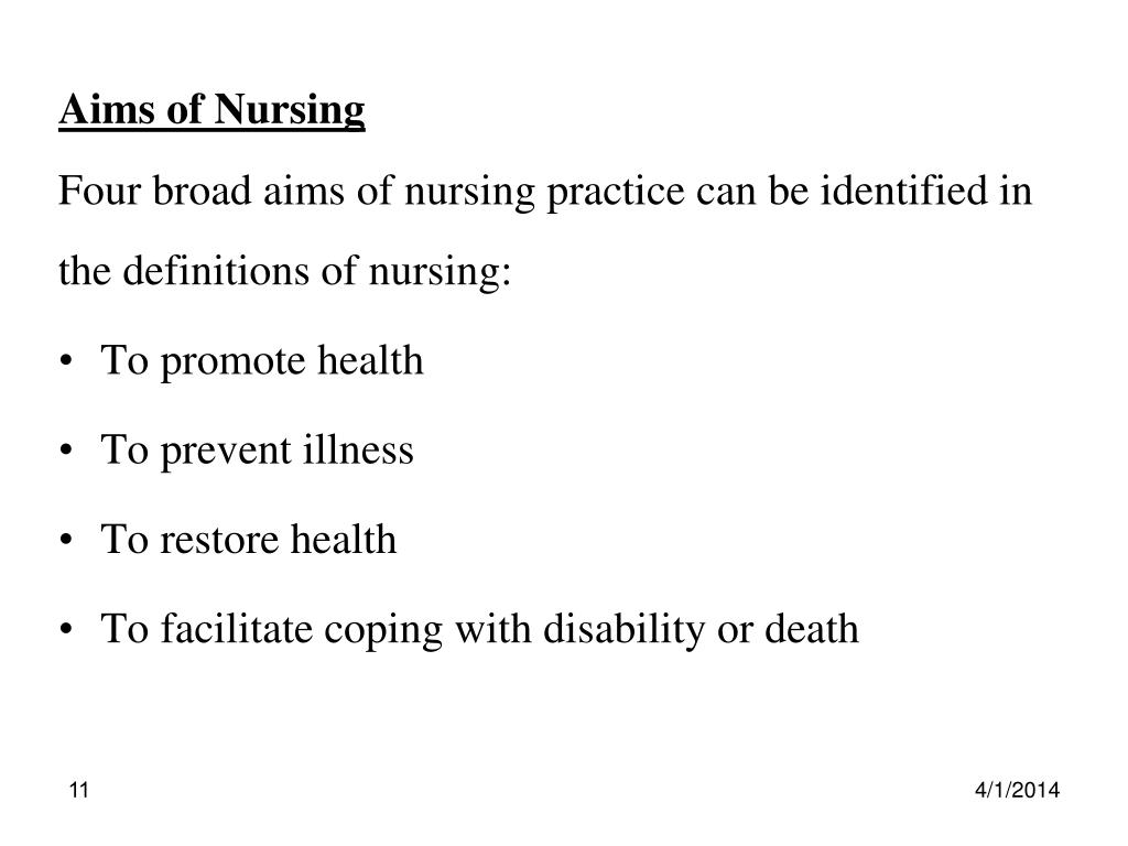PPT Definitions of Nursing PowerPoint Presentation, free download