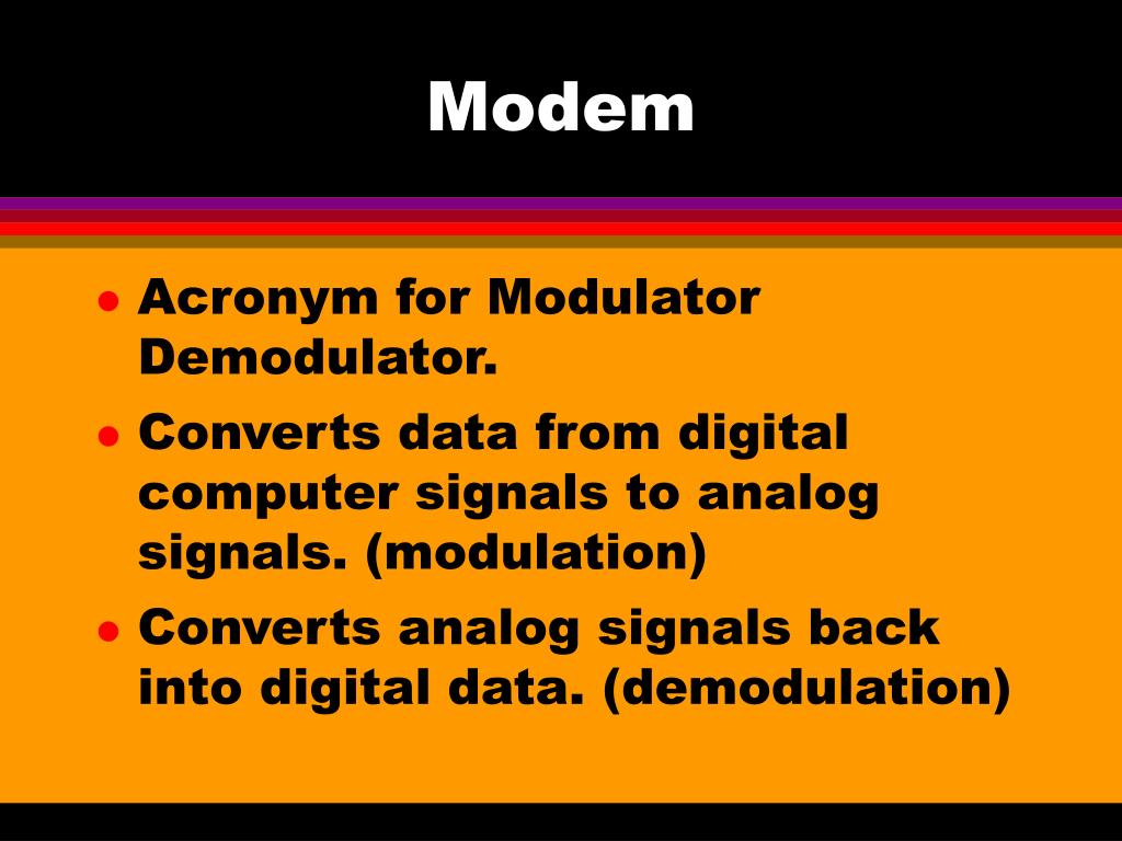 PPT Modems and NIC cards PowerPoint Presentation, free download ID