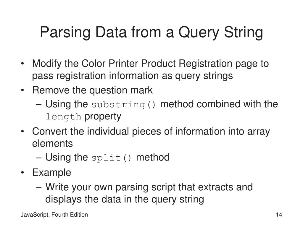 PPT JavaScript, Fourth Edition PowerPoint Presentation, free download ID632330