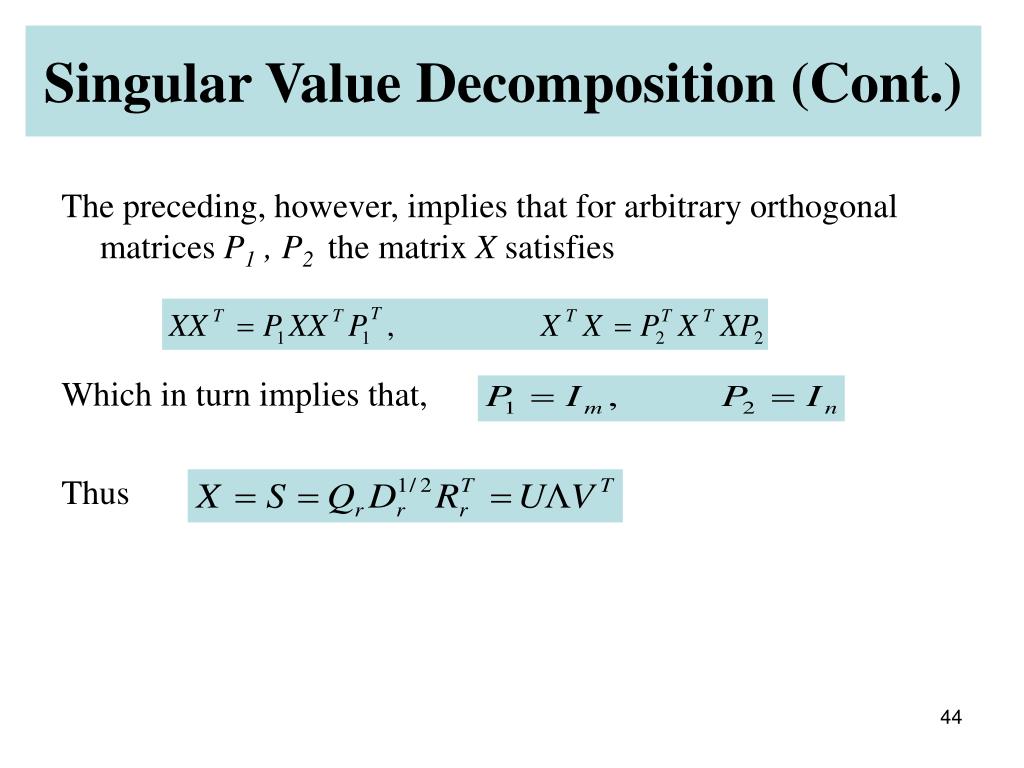 PPT Matrix and its Application in Statistics PowerPoint