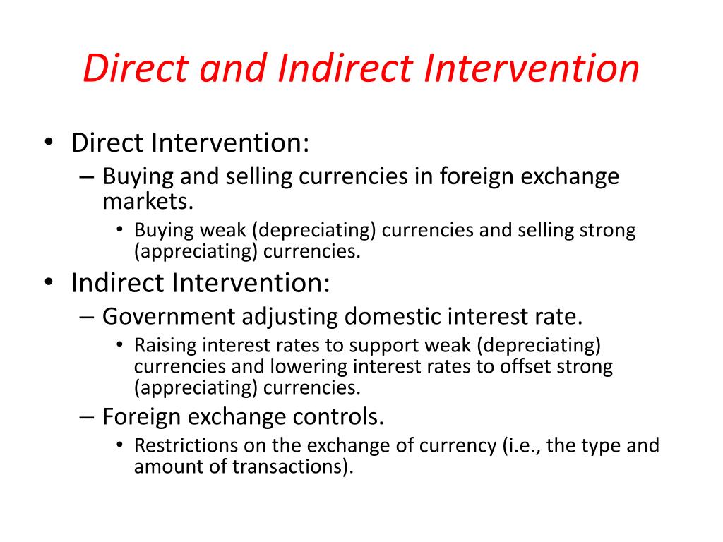 PPT Government Influence on Exchange Rates PowerPoint