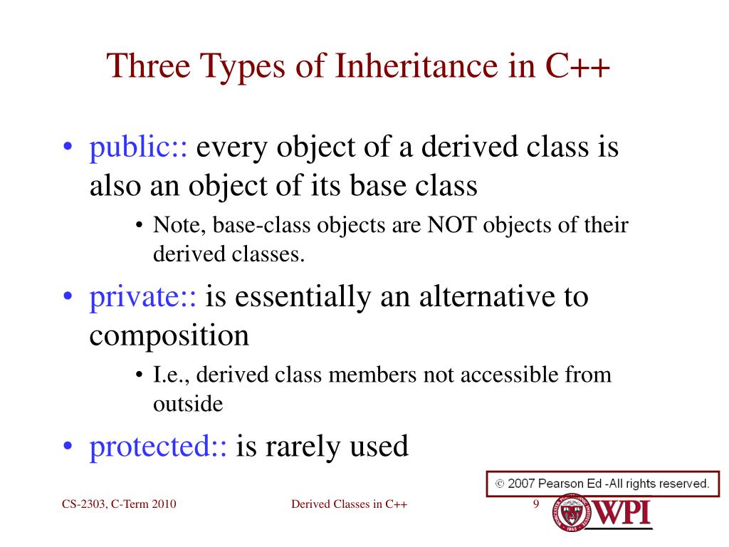 PPT Derived Classes in C++ PowerPoint Presentation, free download