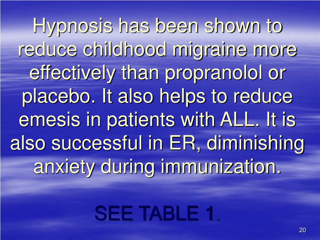 PPT Hypnosis Teaching Children Self Regulation PowerPoint