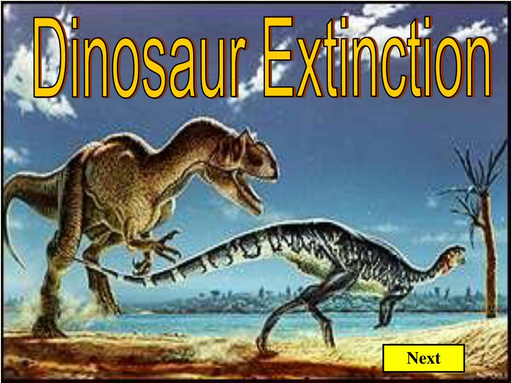 PPT Dinosaur Extinction PowerPoint Presentation ID637232