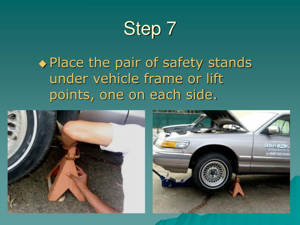 PPT PROPER USE OF FLOOR JACK AND SAFETY STANDS PowerPoint