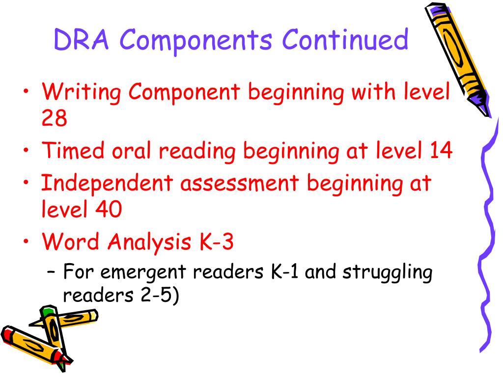 PPT Developmental Reading Assessment PowerPoint Presentation ID639909