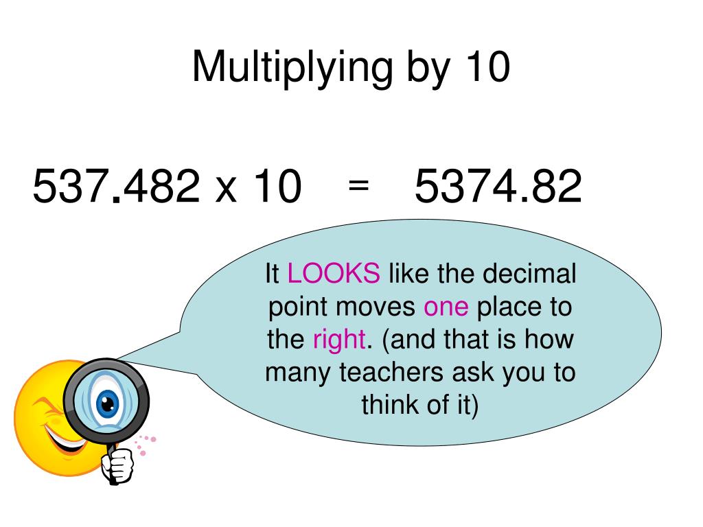 PPT - Multiplying and Dividing by powers of ten PowerPoint Presentation