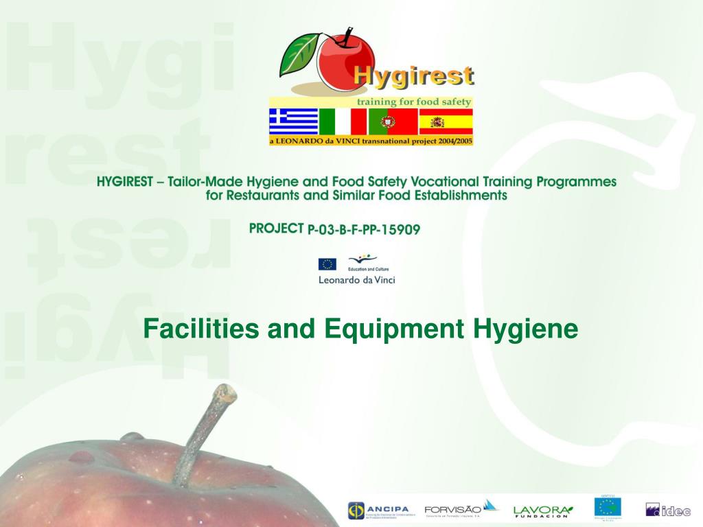 PPT Facilities and Equipment Hygiene PowerPoint Presentation, free