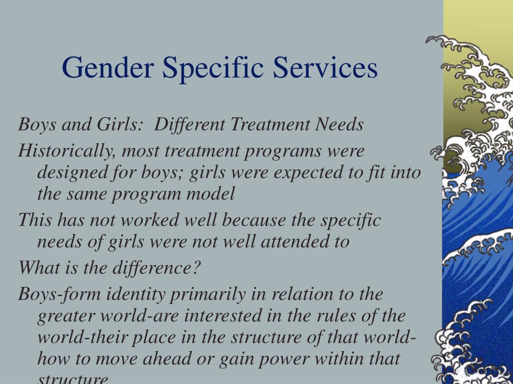 PPT Gender Specific Services PowerPoint Presentation, free download