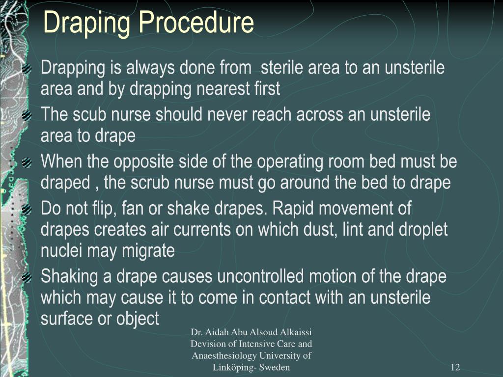 PPT Surgical Draping PowerPoint Presentation, free download ID641831