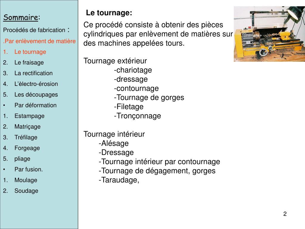 PPT Les Procédés de fabrication . PowerPoint Presentation, free