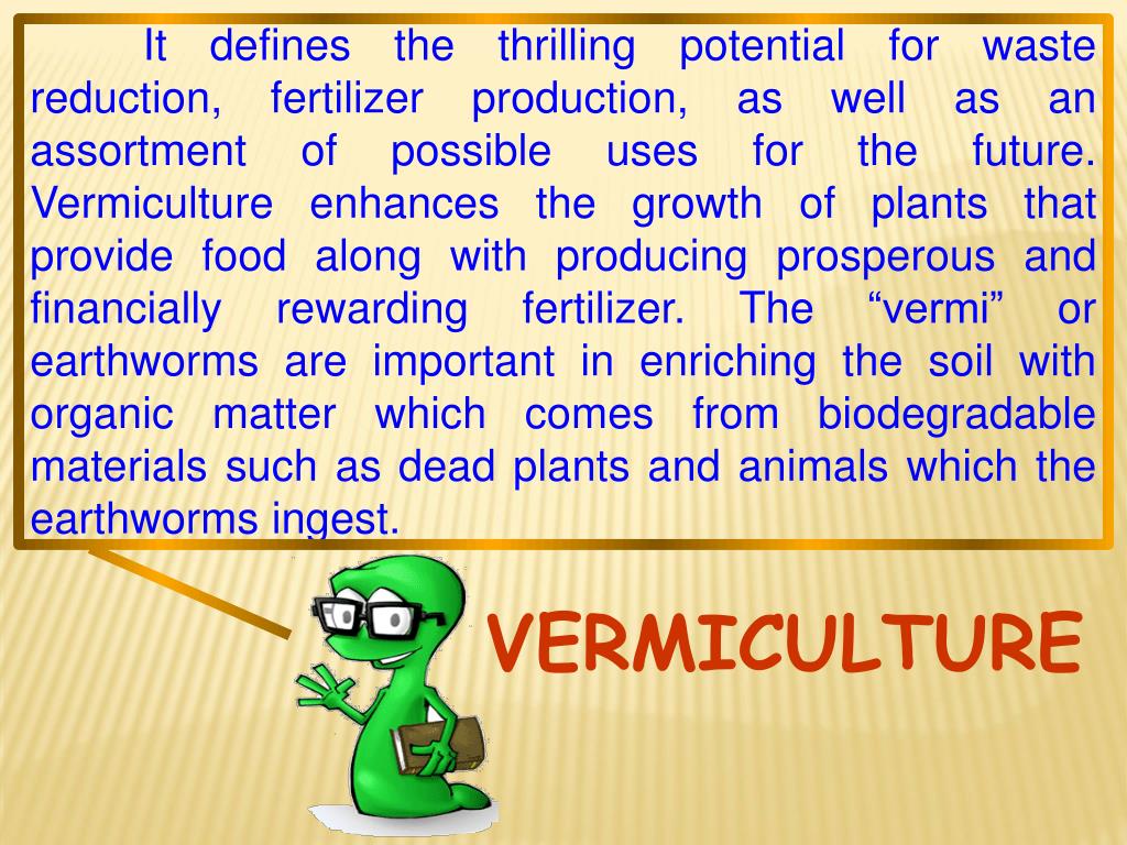 PPT VERMICULTURE PowerPoint Presentation, free download ID642278