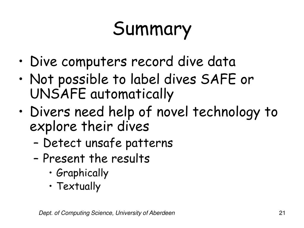 PPT Scuba Diving Example Application PowerPoint Presentation, free